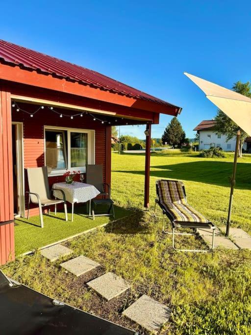 Cozy I Blockhuette Im Nationalpark I Ferienwohnung ノイライヒェナウ エクステリア 写真